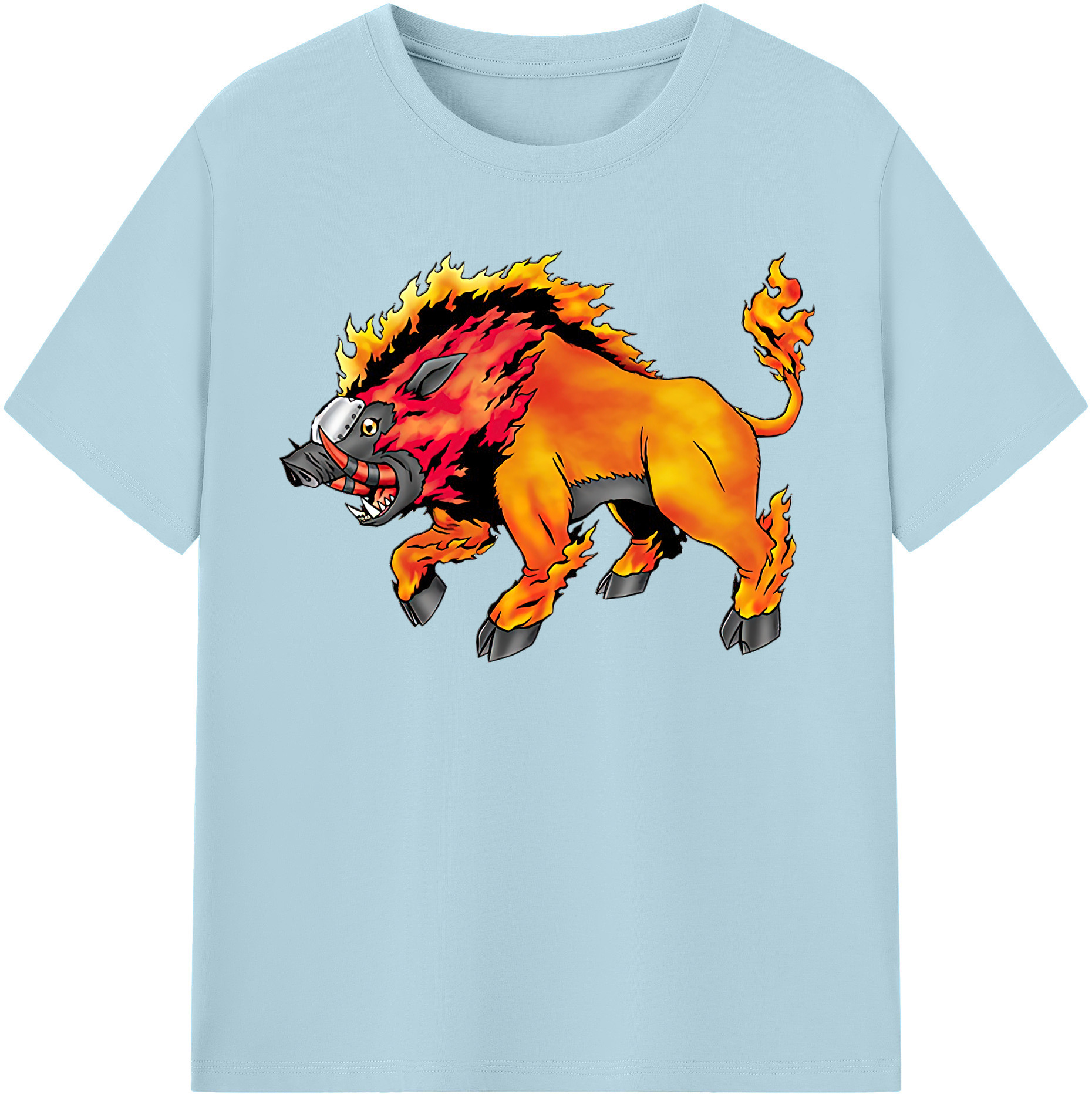 （画像用） Digimon デジタルモンスター/デジモン 綿100％半袖Tシャツ（フロントプリント）